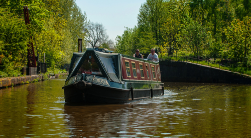 A barge on the Bridgewater Canal