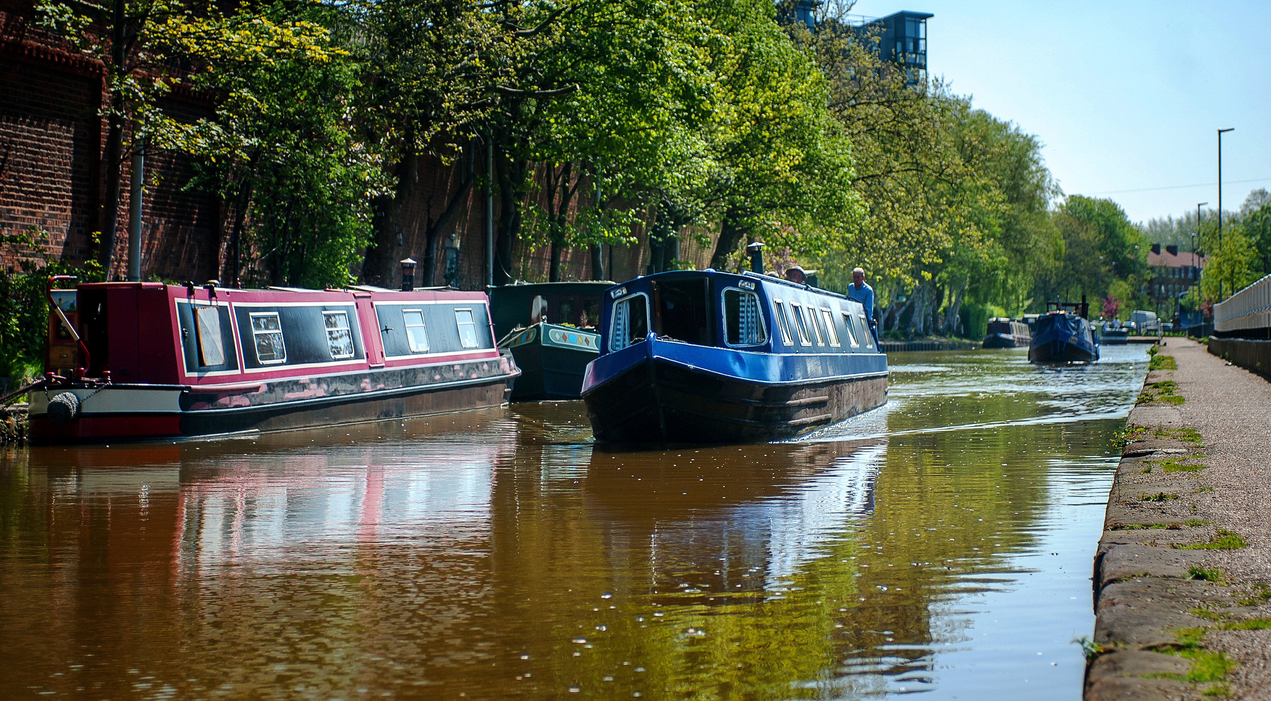 Barges on the Bridgewater Canal