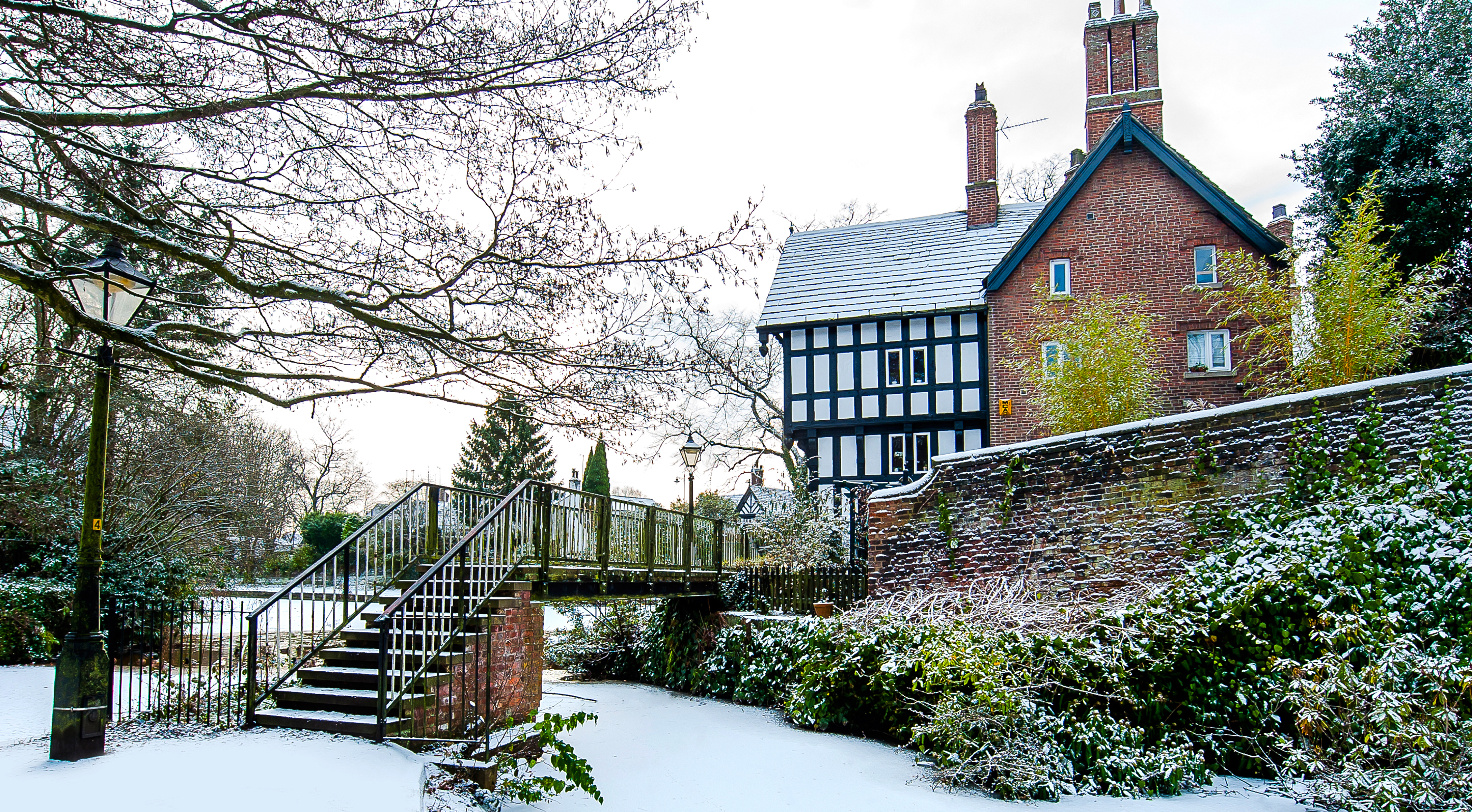 Worsley covered in snow