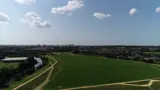 Aerial view of Kersal wetlands