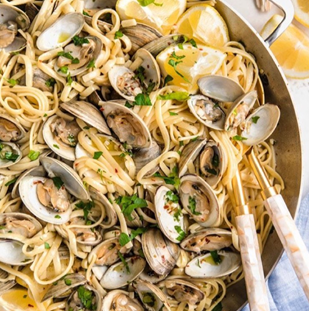 An image of a seafood pasta