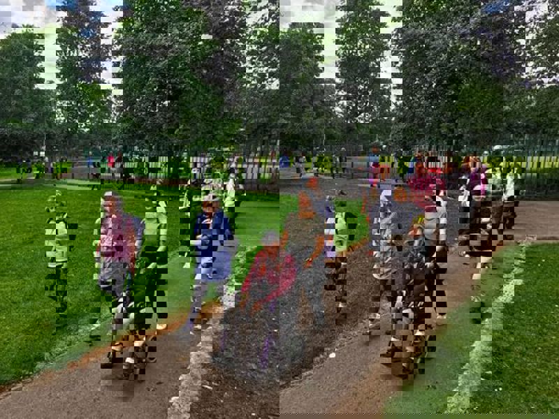 Inclusive walking group
